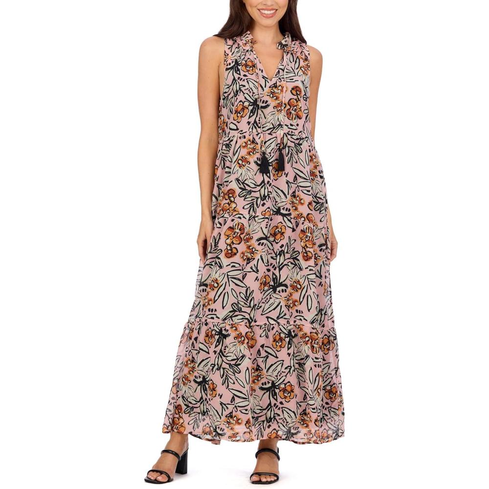 imageMud Pie Womens Womens Magnolia Maxi DressBlush