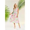Mud Pie Women’s Adair Tiered Maxi Dress(Pink)