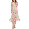 Mud Pie Women’s Adair Tiered Maxi Dress(Pink)