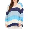 Mud Pie Women’s Archie Sweater, Blue, One Size Fits Most