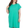 Mud Pie Women’s Dory T-Shirt Dress(Green)