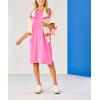 Mud Pie Women’s Dory T-Shirt Dress(Pink)