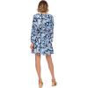Mud Pie Women’s Dutton Flounce Dress(Blue)