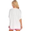 Mud Pie Women’s Nate Patch Tee(White)