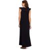Mud Pie Womens Women’s Kimi Ruffle Maxi Dress(Black)