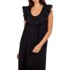 Mud Pie Womens Women’s Kimi Ruffle Maxi Dress(Black)