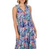 Mud Pie Womens Women’s Magnolia Maxi Dress(Blue)