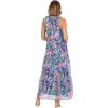 Mud Pie Womens Women’s Magnolia Maxi Dress(Blue)