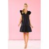 Mud Pie Womens Women’s Riggs Ruffle Dress(Black)