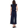 Mud Pie womens Mud Pie Women’s Arlette Jumpsuit(Blue)