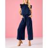 Mud Pie womens Mud Pie Women’s Arlette Jumpsuit(Blue)