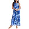 Mud Pie Women’s Kallie Maxi Dress(Blue)