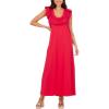 Mud Pie Womens Women’s Kimi Ruffle Maxi Dress(Red)
