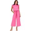 Mud Pie womens Mud Pie Women’s Arlette Jumpsuit(Pink)