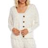 Mud Pie Kingston Women’s Button Down Cardigan(Taupe)
