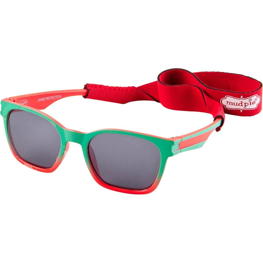 imageMud Pie Glam Toddler Boy Sunglasses ampamp Strap SetAqua