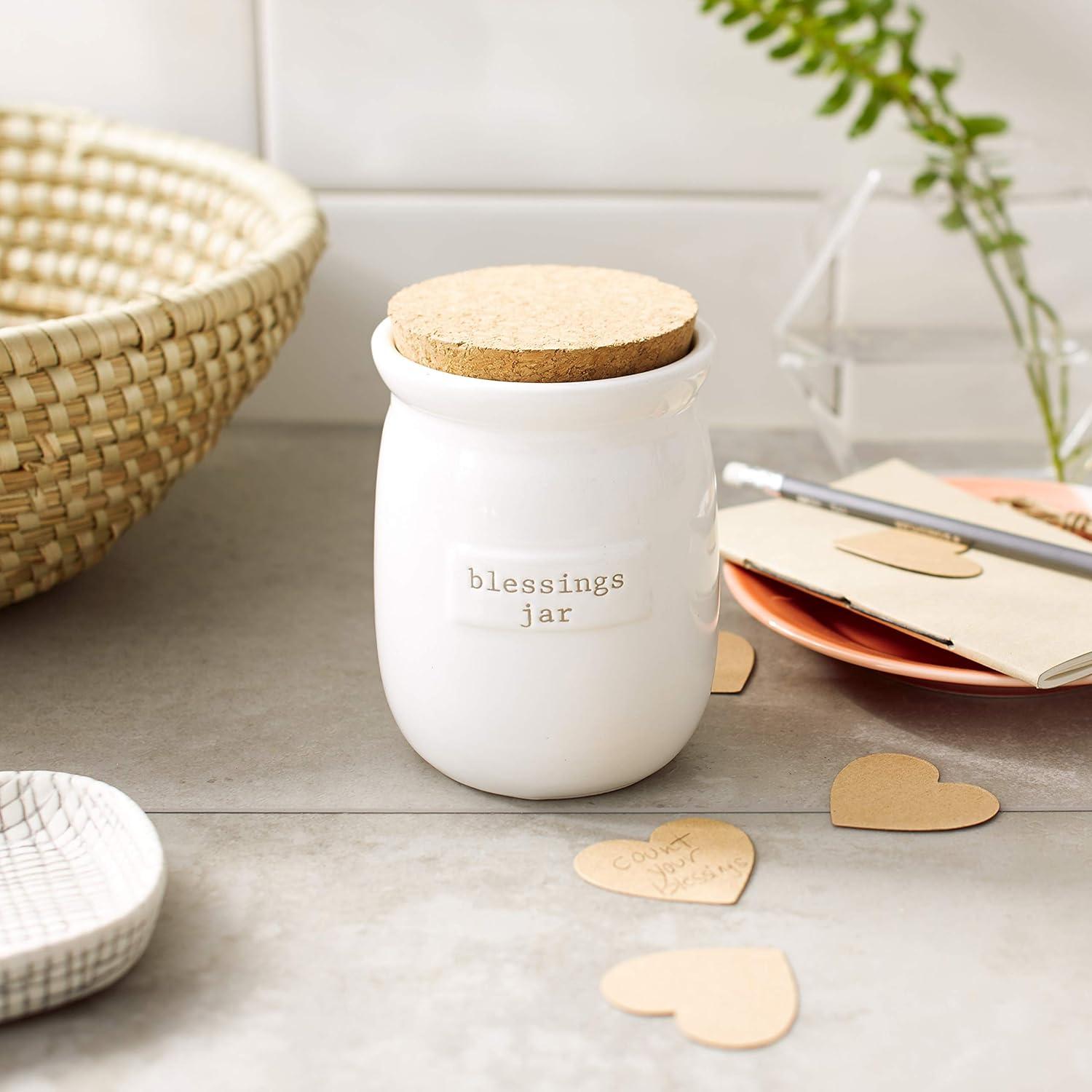 imageMud Pie Inspirational Count Your Blessings Jar Set