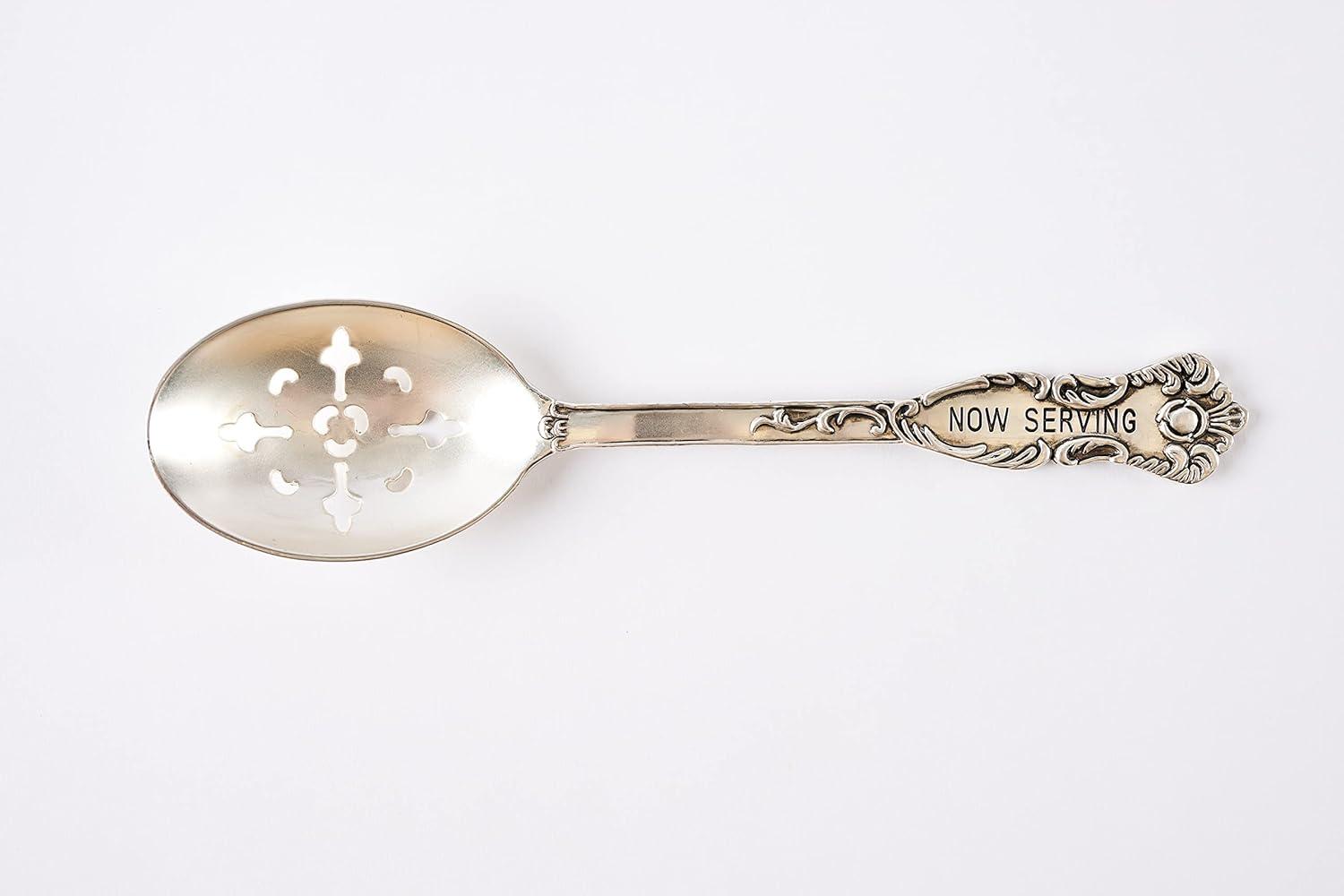 imageMud Pie Vegetable Serving Bowl Set with Slotted Spoon White