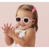 Mud Pie Baby Girls’ Toddler Sunglasses, Pink Flower, 2T