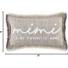 Mud Pie Grandmother Small Pillow, 15″ x 9″, Mimi(Mimi)