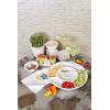 Mud Pie Taco bar Condiment Serving Platter, White(One Size)