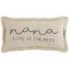 Mud Pie Grandmother Small Pillow, 15″ x 9″, Mimi(Nana)