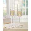 Mud Pie Mrs. Wedding Champagne Glass Set, One Size, Silver, 9 fluid ounces, 2 Count (Pack of 1)(9 Ounces)