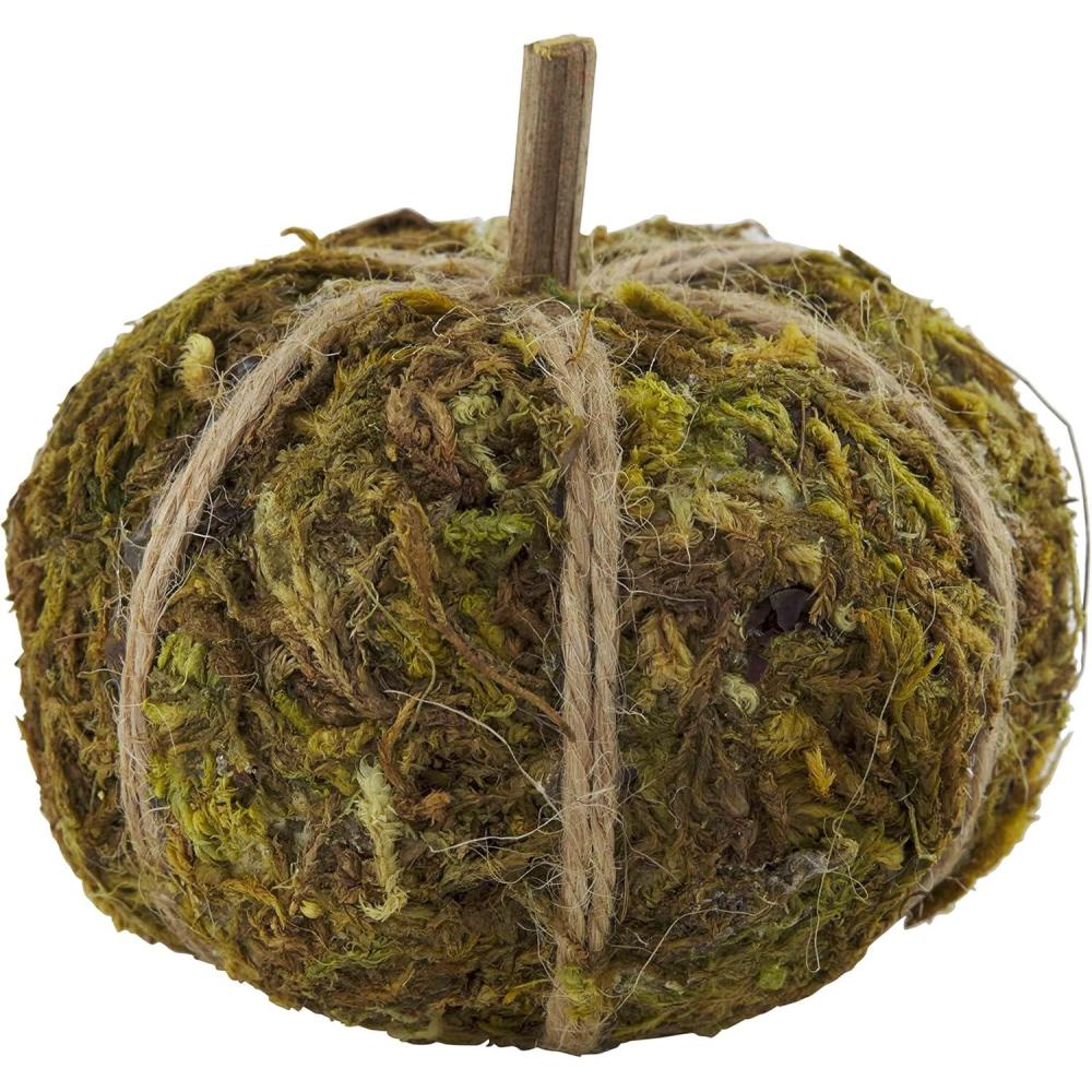 imageMud Pie Moss Mini Pumpkin Vase Filler2 12 x 2 12 dia