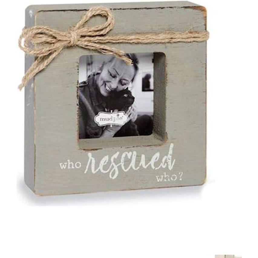 imageMud Pie Rescue Pet Block Frames Gray