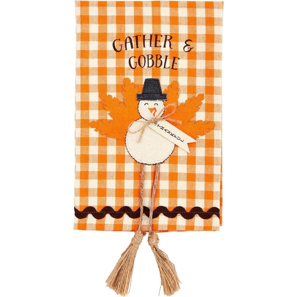 imageMud Pie Thanksgiving Towel Gather 21quot x 14quotGather
