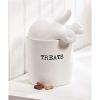 Mud Pie Dog Tail Treat Canister – Ceramic Dog Treat Jar