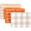 Mud Pie Pumpkin Towel Set, Happy Fall, 21″ x 14″(Happy Fall)