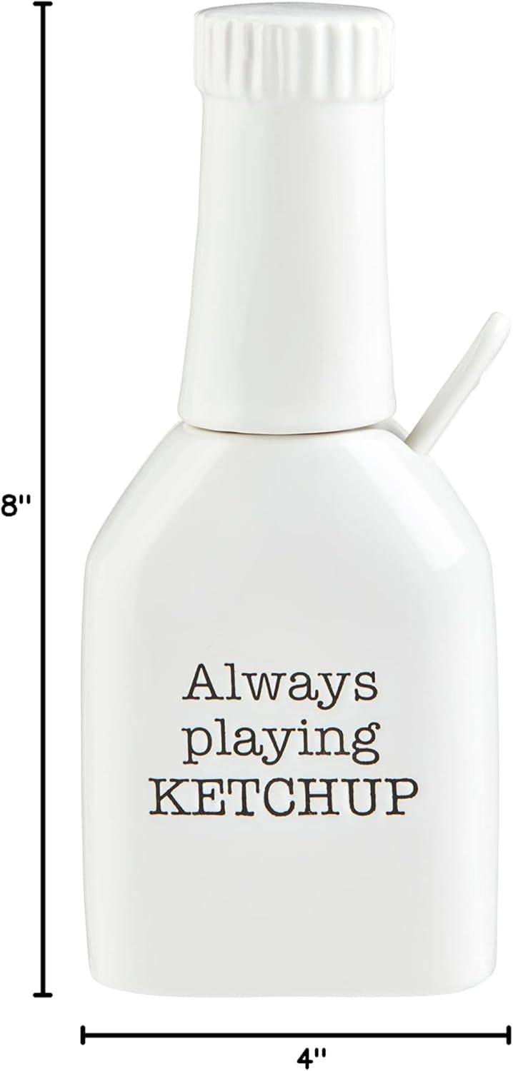 imageMud Pie Circa BBQ Condiment Holder Ketchup 65quot x 316quot