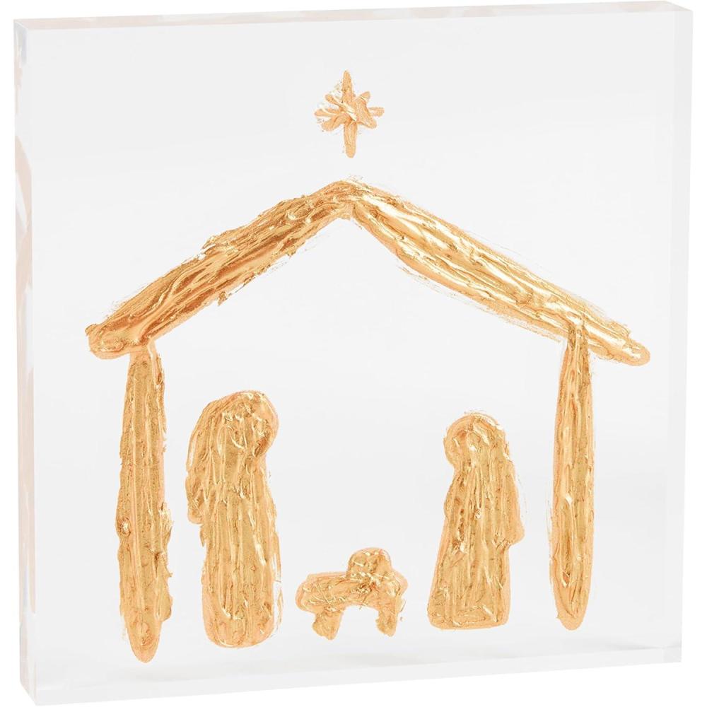 imageMud Pie Acrylic Nativity Plaque 6quot x 6quot