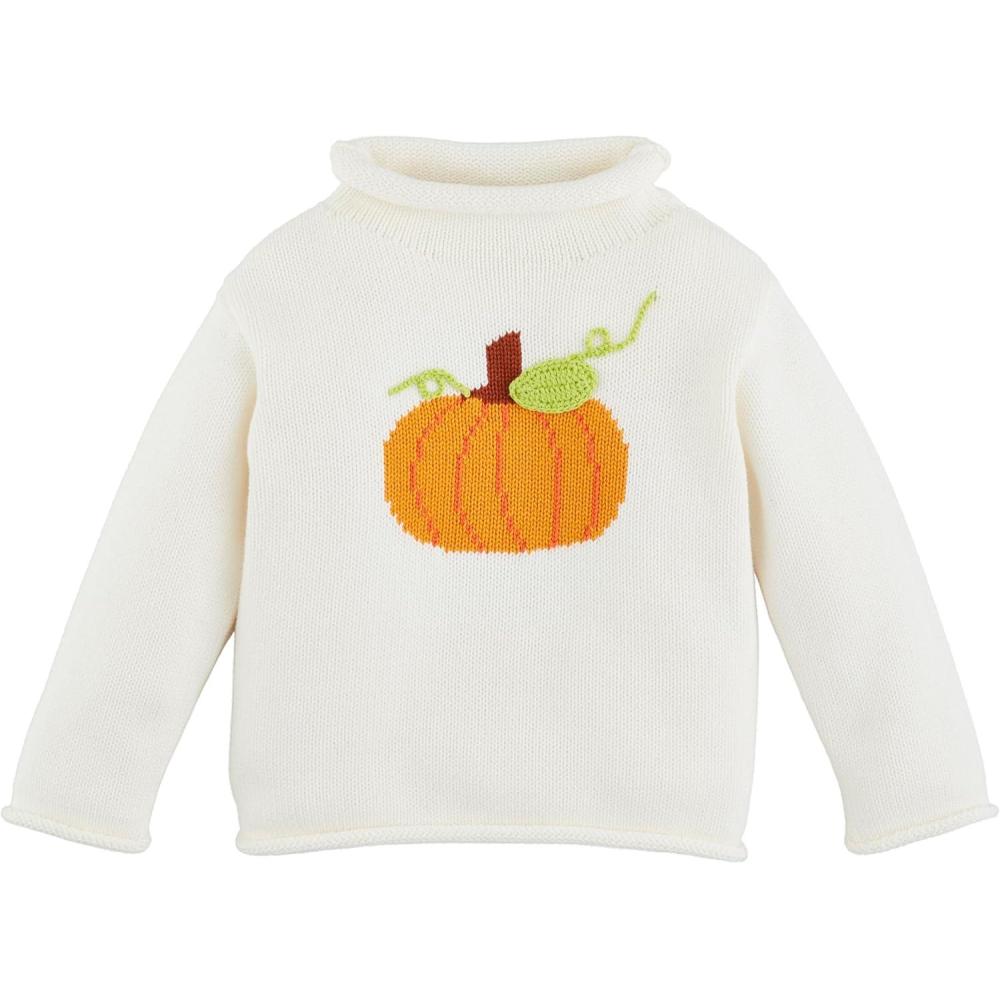 imageMud Pie BabyGirls Mud Pie Children Rollneck ToddlerPumpkin