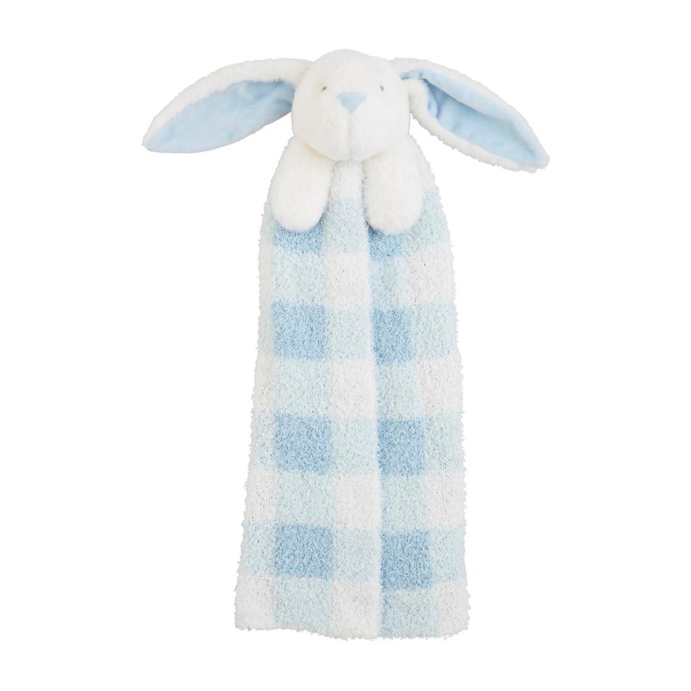 imageMud Pie Bunny Chenille Cuddle Pals Blue