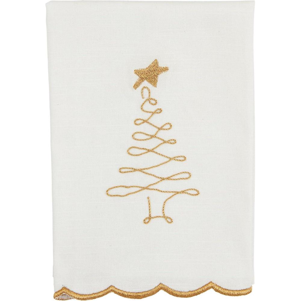 imageMud Pie Embroidery Towel Tree 21quot x 14quot