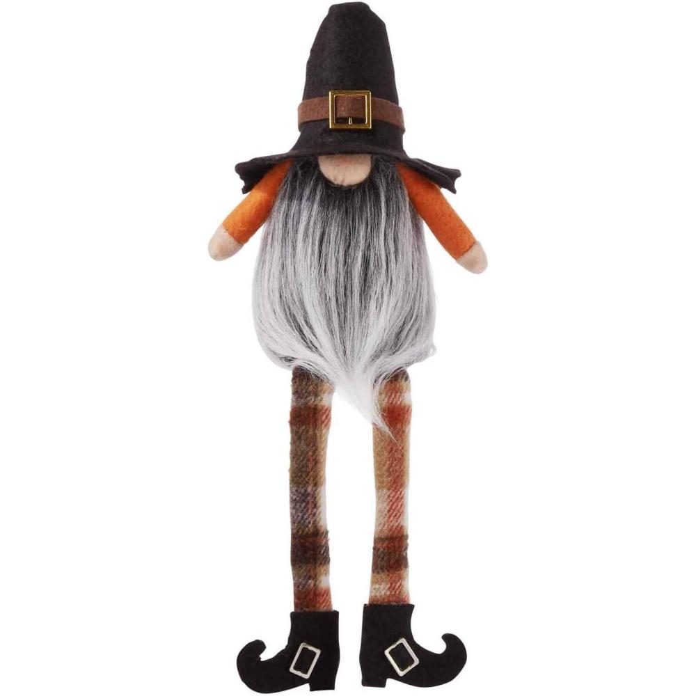 imageMud Pie Fall Dangle Gnome Pilgrim Brown 42600547G 9quot x 4quot