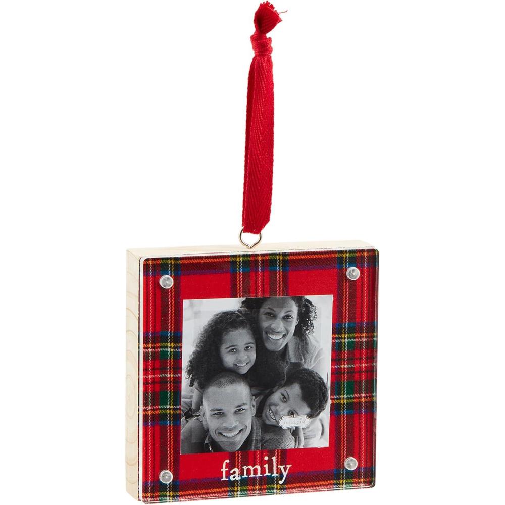 imageMud Pie Frame Ornament Family 4quot x 4quot