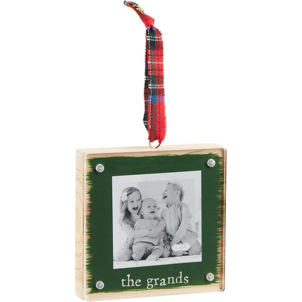 imageMud Pie Frame Ornament The Grands 4quot x 4quot4 x 4