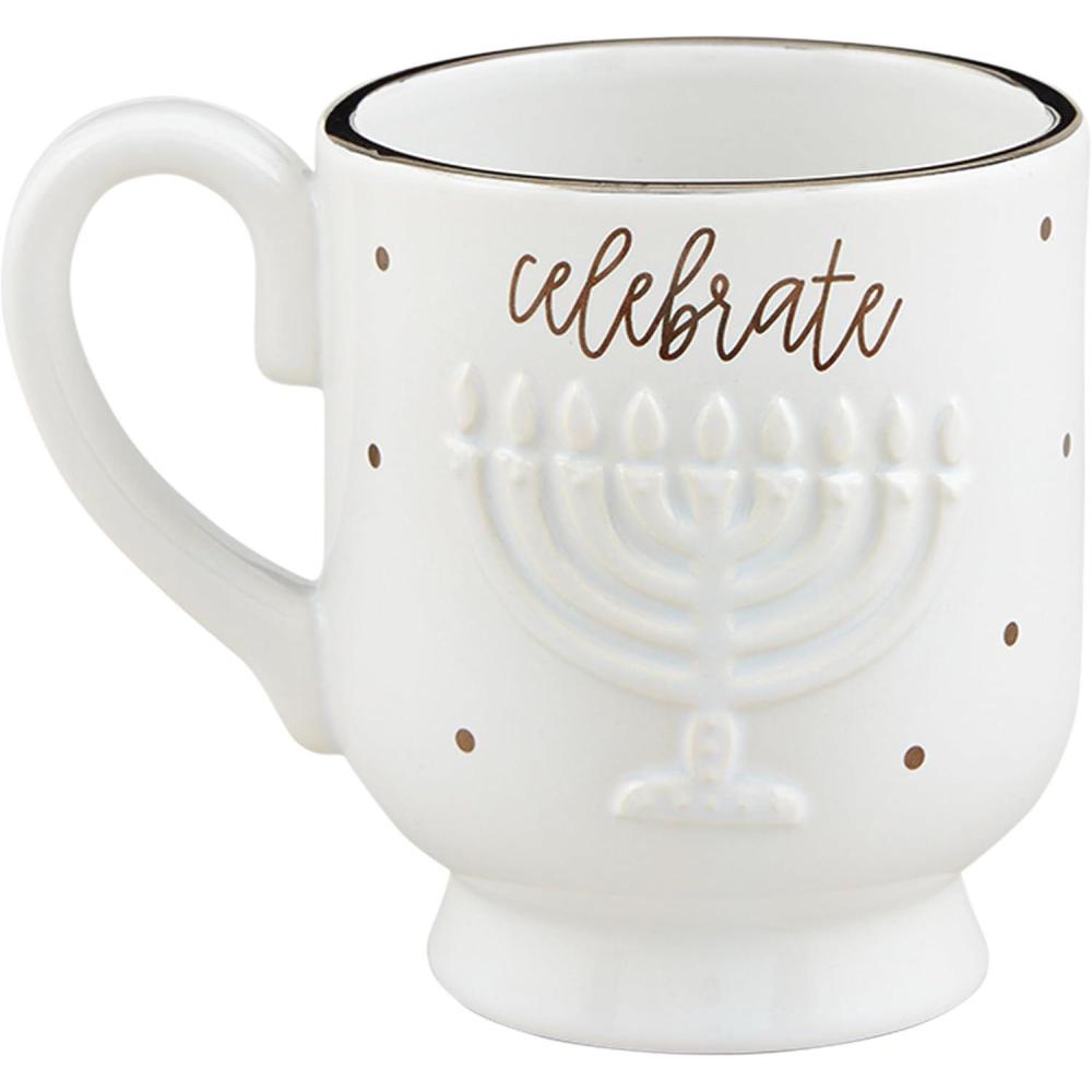 imageMud Pie Hanukkah Mug Celebrate 14 oz