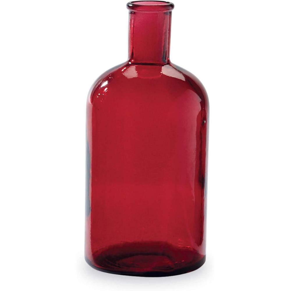 imageMud Pie MED RED BOTTLENECK VASES 8quot x 3 34quot Dia