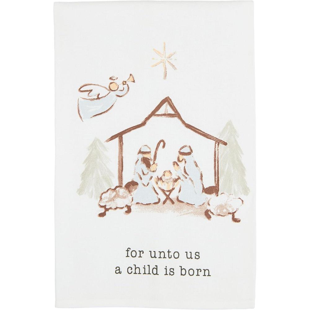 imageMud Pie Nativity Cotton Towel for 26quot x 16 12quotOne Size