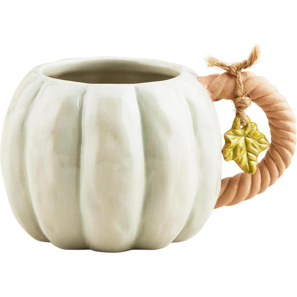 imageMud Pie Pumpkin Mug Blue 13 oz