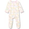 Mud Pie Baby Girl’s Ruffle Bunny Print Sleeper(Multi)