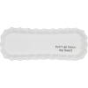 Mud Pie Bacon Serving Tray Set, White, 12″ X 4.5″