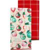 Mud Pie Classic Christmas Towel, Ornament, 26″ x 16 1/2″