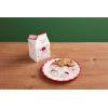 Mud Pie Cookies For Santa Set; platter 6 1/2″ dia | carton 4 1/2″ x 3″