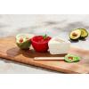 Mud Pie Guac Salsa Queso Triple Tidbit, dish 5 1/2″ x 11″ | spatula 7″, GREEN
