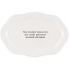 Mud Pie Memories Platter, White, 8.5″ x 12.5″